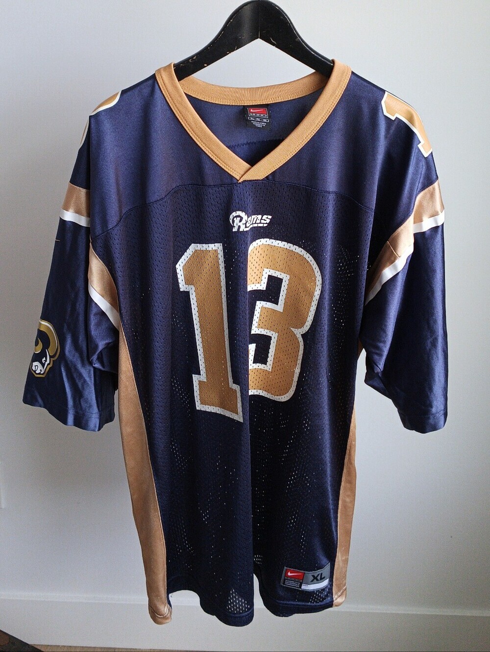 Nike Y2K NFL St Louis Rams Kurt Warner Jersey XL
